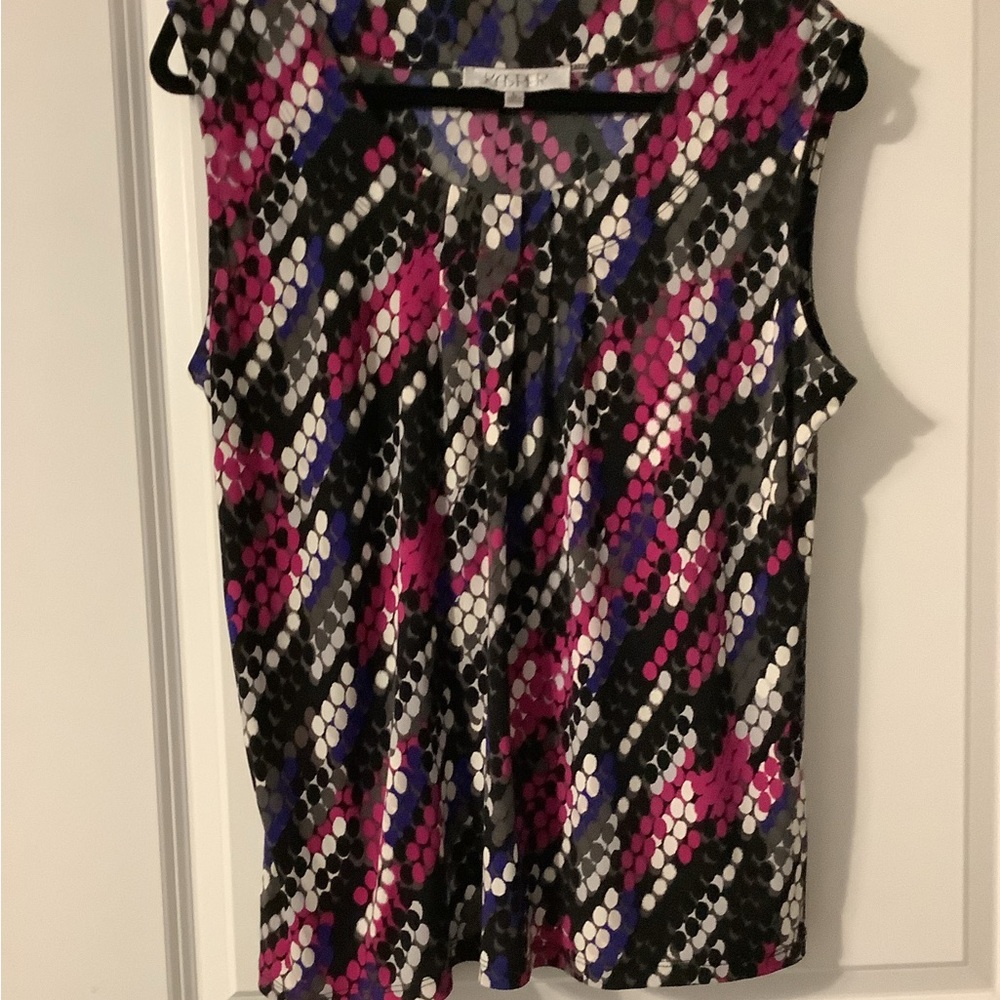 Kasper sleeveless blouse
